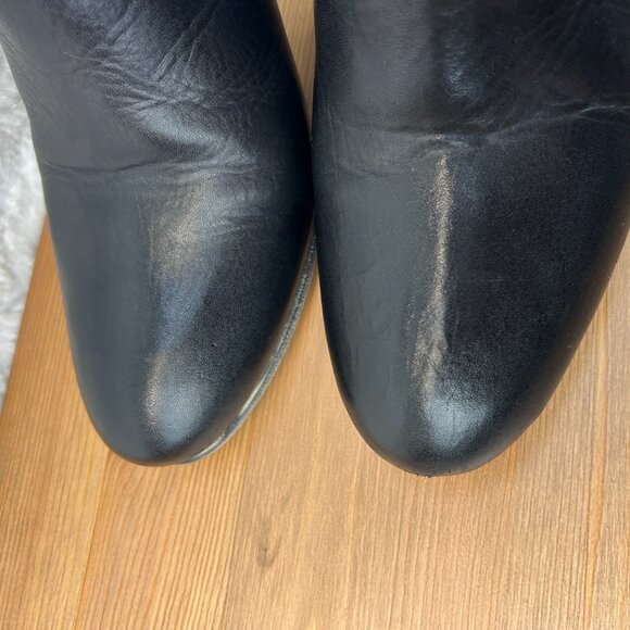 Ann Tuil Champs Elysees Womens Heel Ankle Boots Leather Side Zip Sz US 7.5 EU 38 - Picture 7 of 15